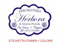 Etichette adesive per erboristerie, cosmetica, cosmesi (mm 49X36)  (cod.8M )